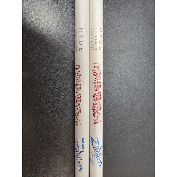 New Zildjian Travis Barker Artist Series  Drumsticks Bellagio Las Vegas Edition - Picture 10 of 10